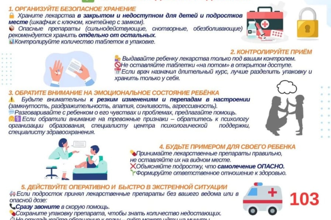 КАК НЕ ДОПУСТИТЬ ОТРАВЛЕНИЯ ЛЕКАРСТВАМИ ДЕТЕЙ И ПОДРОСТКОВ
